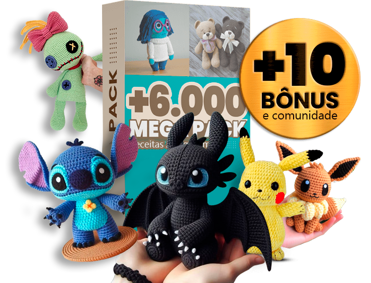 Pack Premium Amigurumi - +6000 Receitas